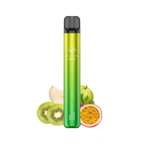 Kiwi Passion Fruit Guava V2 20mg 600 puffs 2ml - Elf Bar