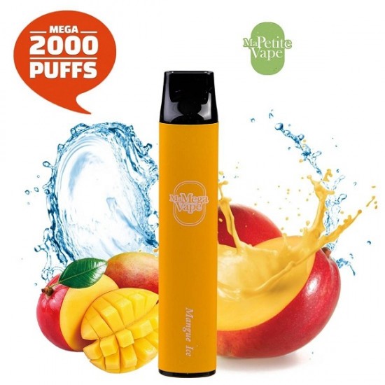 Mango Ice 2000 puffs 0mg - Ma Petite