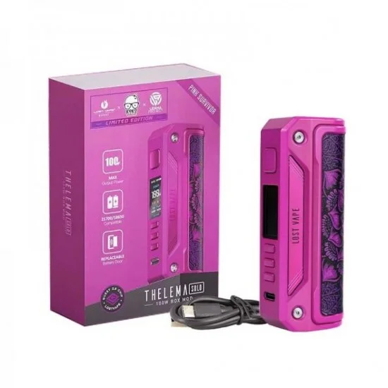 Thelema Solo Pink Survivor 100W - Lost Vape