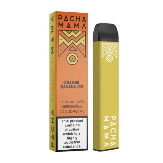 Orange Banana Ice 20mg 2ml - Pacha Mama Disposable