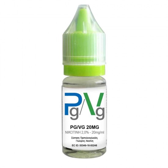 Pg/Vg Nicotine Base 10ml 20mg