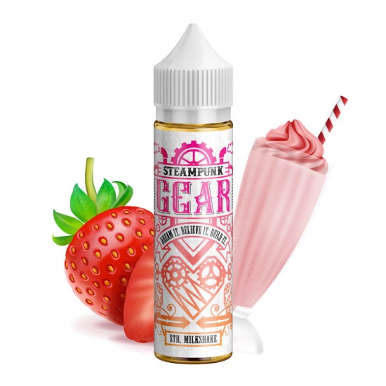 SteamPunk Flavor Shots Gear – Strawberry Milkshake