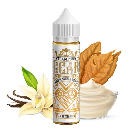 SteamPunk Flavor Shots Gear – Vanilla Custard RY4