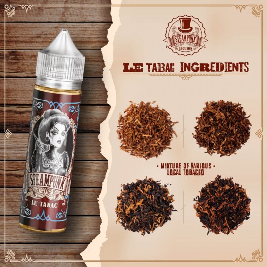 Steampunk Flavor Shot 60ml - Le Tabac