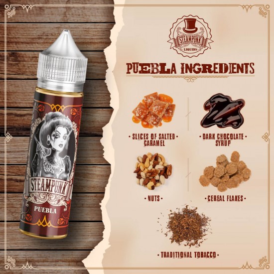 Steampunk Flavor Shot 60ml - Puebla