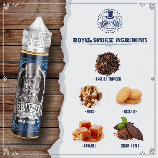 Steampunk Flavor Shot 60ml - Royal Smoke