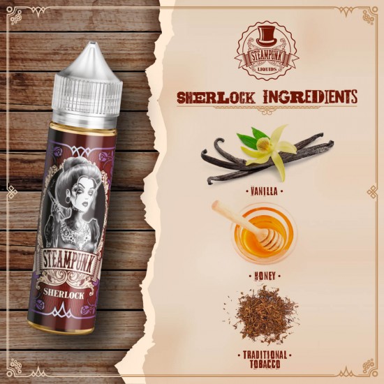 Steampunk Flavor Shot 60ml - Sherlock