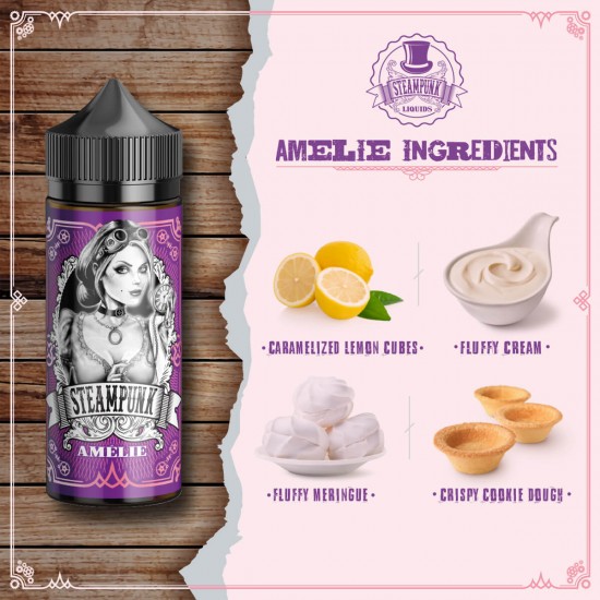 Steampunk Flavor Shots 120ml – Amelie