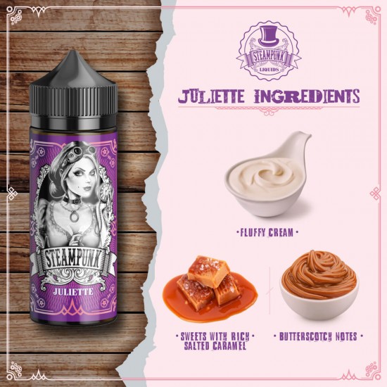 Steampunk Flavor Shots 120ml – Juliette